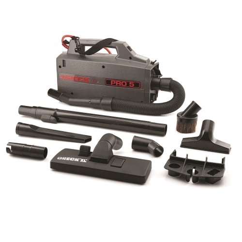 Oreck Commercial® Canister Vacuum with Carrying Strap and Tools